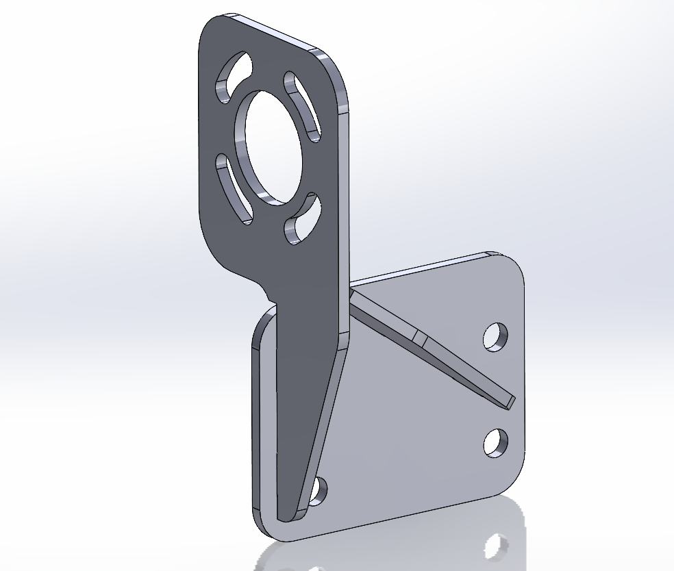 Jeep Wrangler JK Orbital Valve Mount โ DXF Files