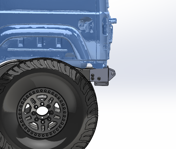 JK Low Profile Frame Chop Rear Bumper – DXF Files
