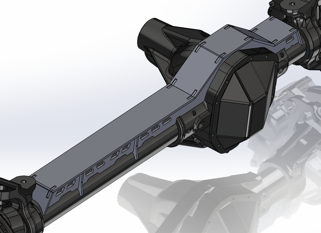 2005+ Ford Super Duty Dana 60 Low Profile Axle Truss – DXF Files