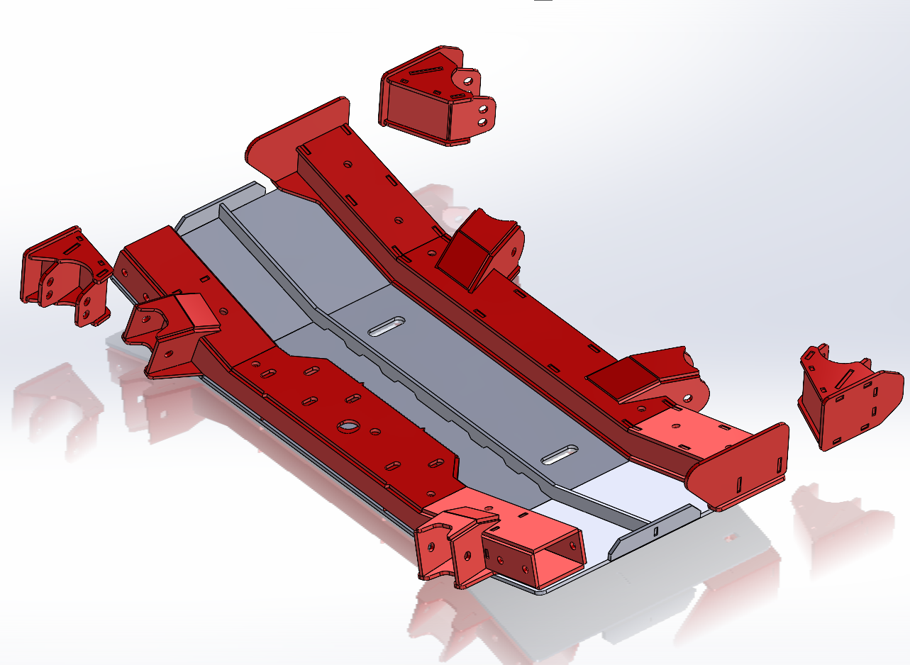 Jeep JK 3-Link Front & Triangulated 4-Link Rear Long Arm Bracket Kit – DXF Files