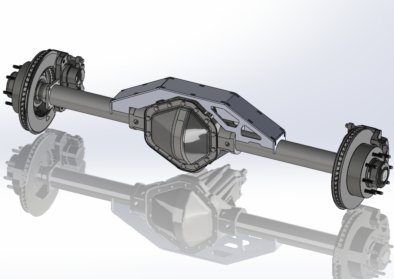 GM 14-Bolt Low Profile Rear Axle Truss – DXF Files