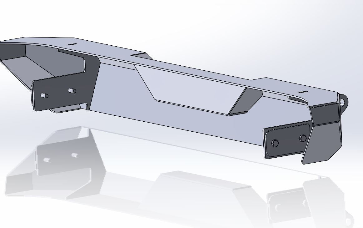 Jeep Wrangler JK Rear Bumper - DXF Files