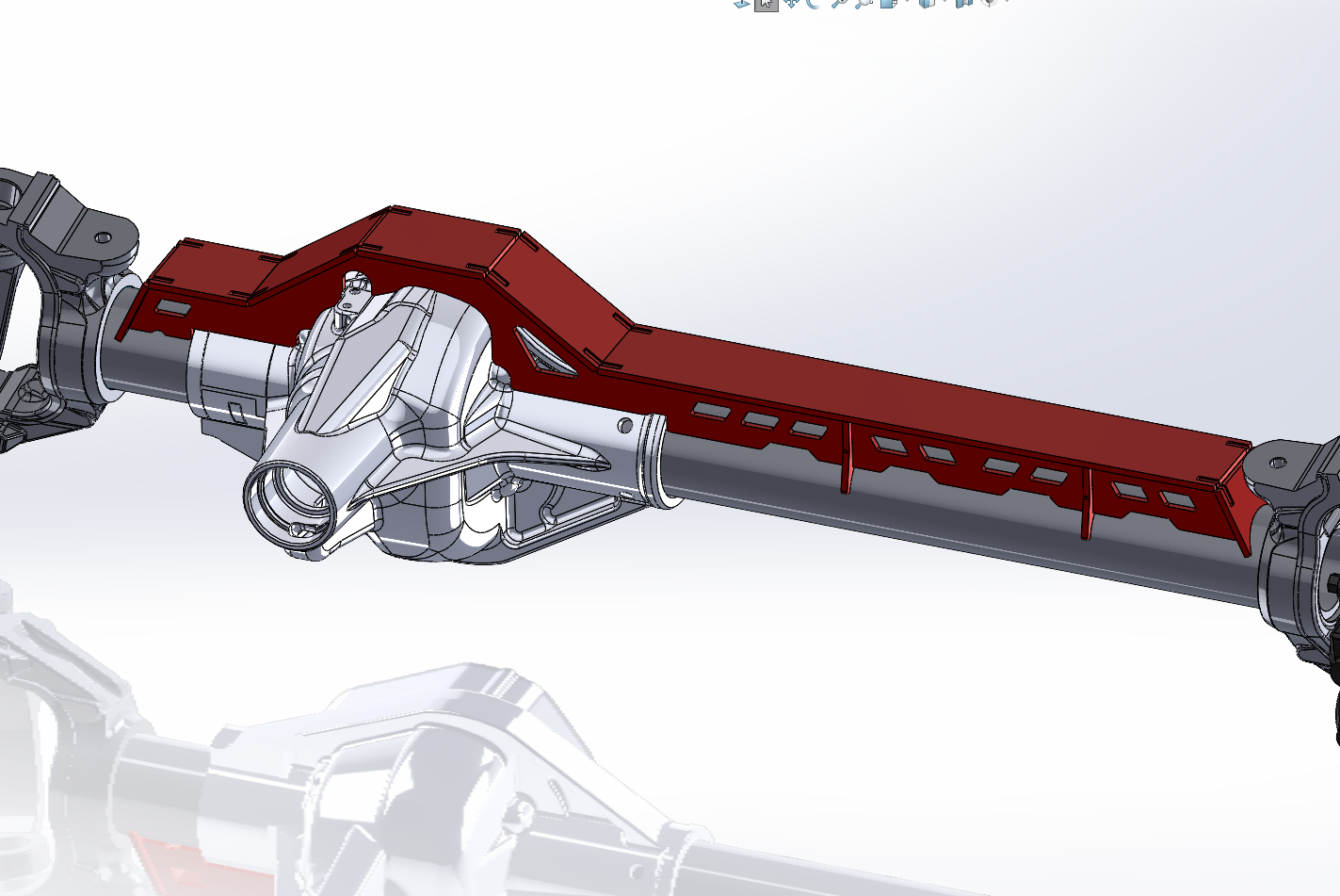2005+ Ford Super Duty Dana 60 Low Profile Axle Truss – DXF Files