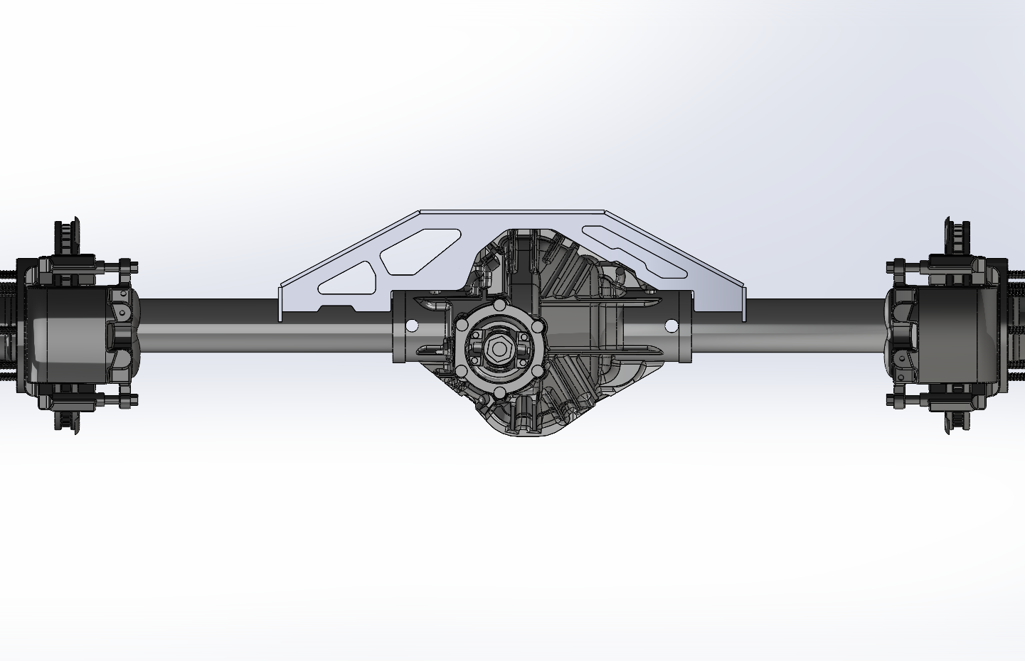 GM 14-Bolt Low Profile Rear Axle Truss – DXF Files