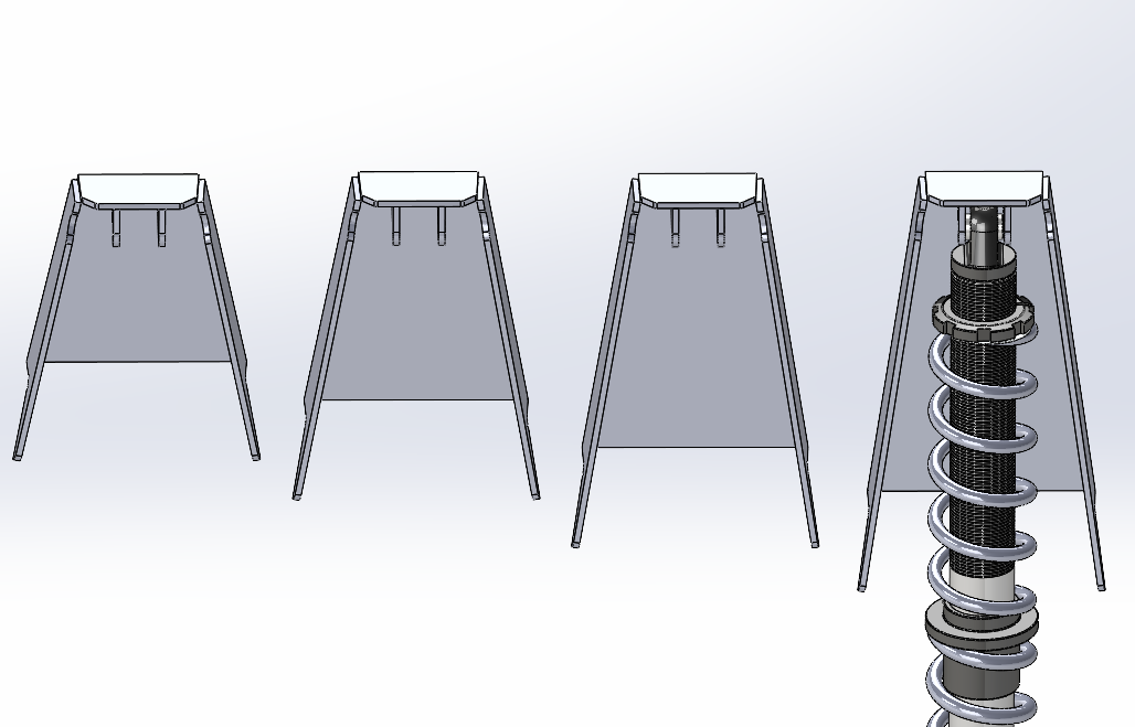 Universal Coil Over Shock Tower DXF File Package 8, 10, 12, 14 Inch Height – DXF Files