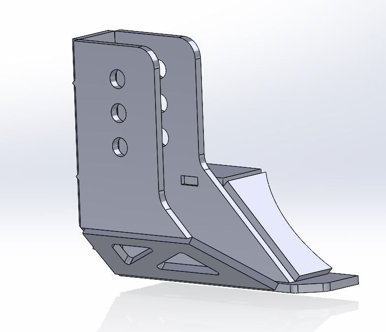 Track Bar Bracket Upper and lower kit - Frame Side and axle side - DXF Files