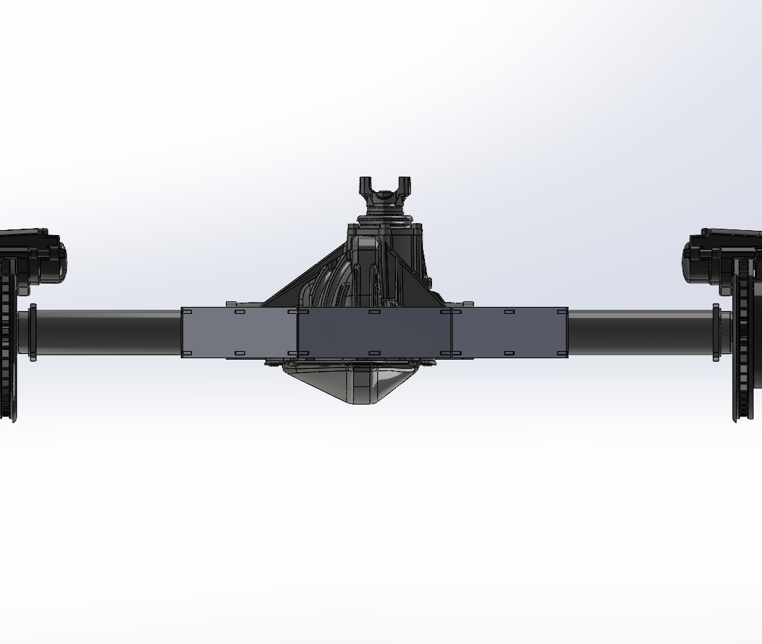 GM 14-Bolt Low Profile Rear Axle Truss – DXF Files