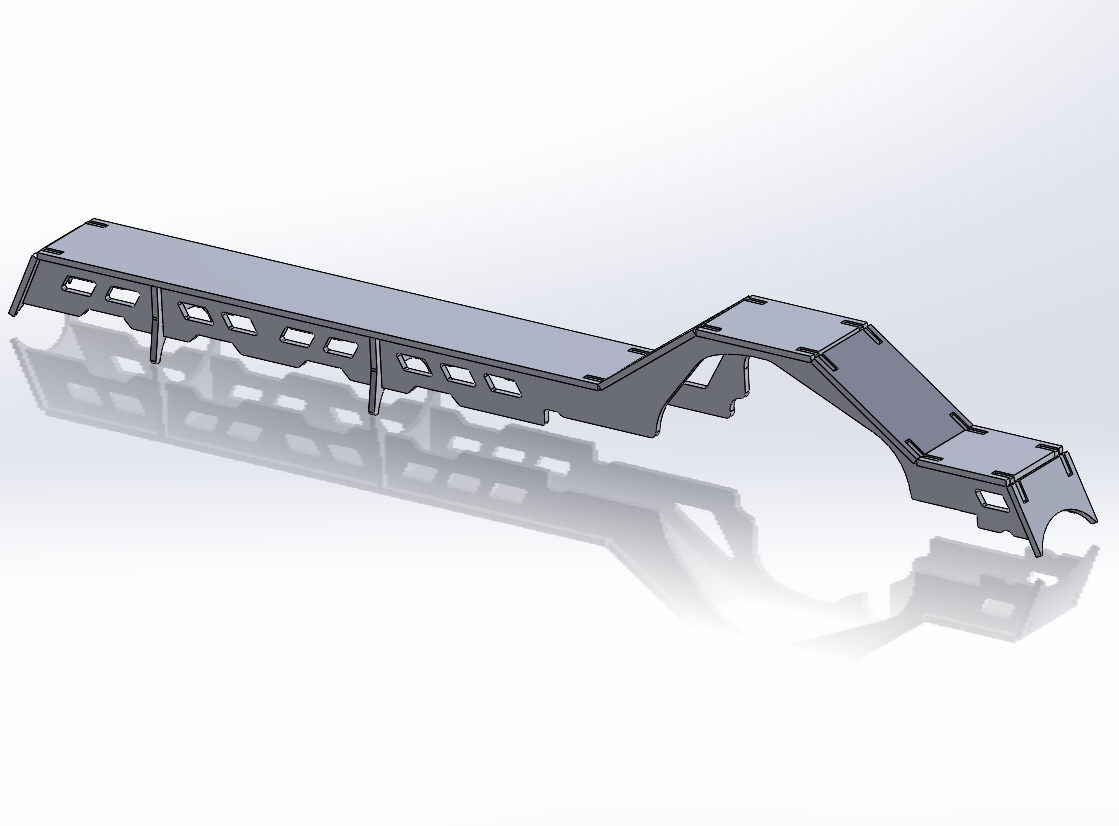 2005+ Ford Super Duty Dana 60 Low Profile Axle Truss – DXF Files