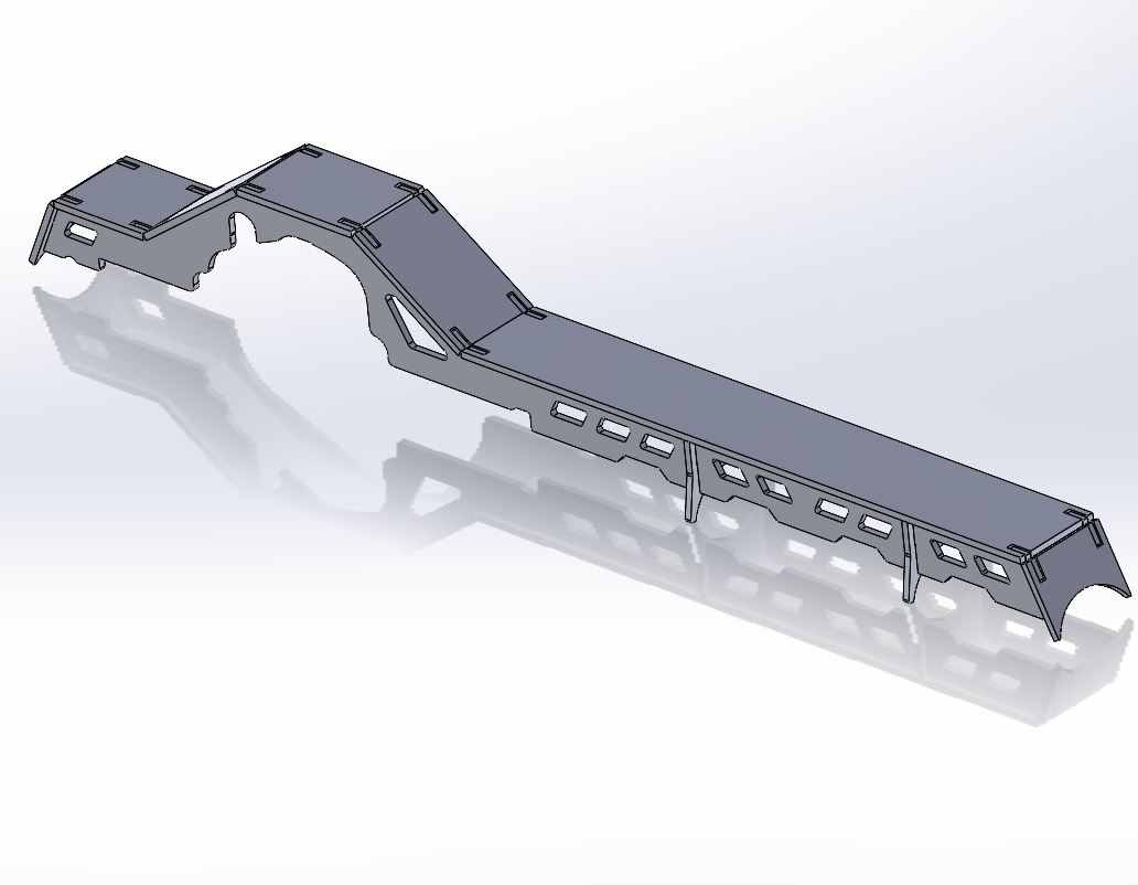2005+ Ford Super Duty Dana 60 Low Profile Axle Truss – DXF Files