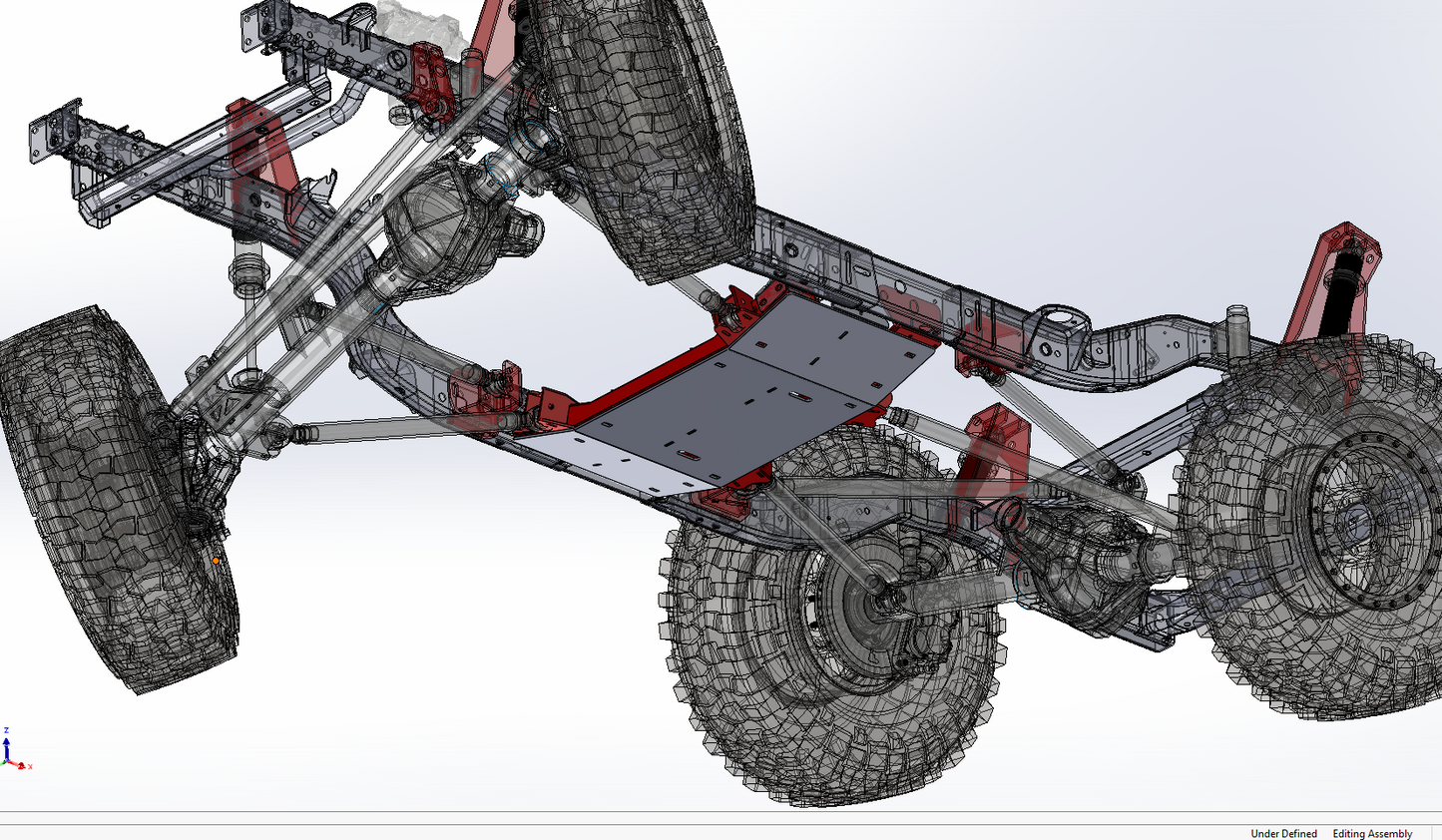 Jeep JK 3-Link Front & Triangulated 4-Link Rear Long Arm Bracket Kit – DXF Files