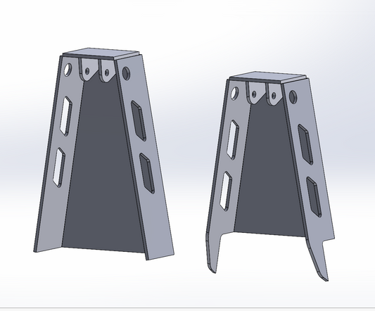 Universal Coil Over Rear Shock Tower  – DXF Files