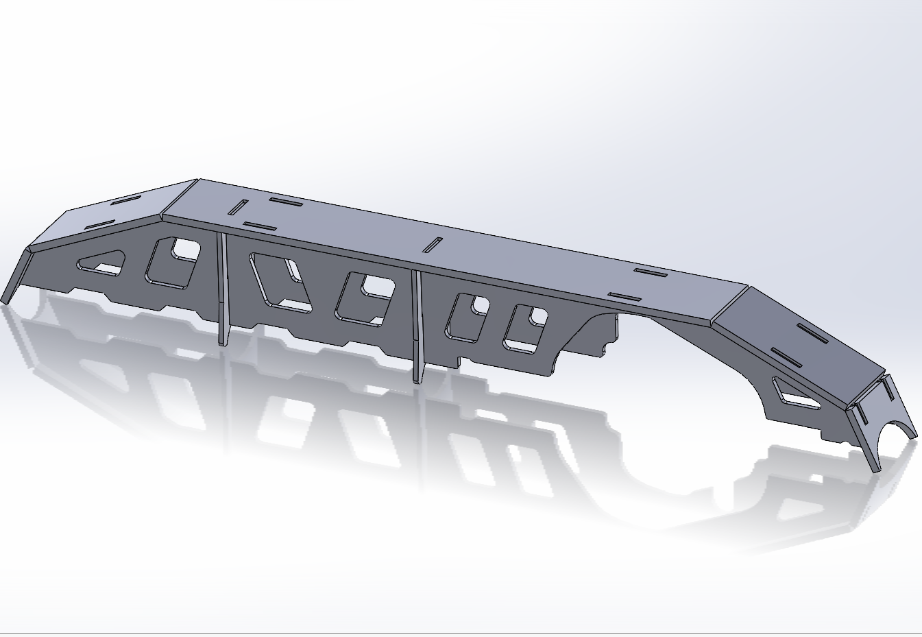 2005+ Ford Super Duty Dana 60 Full-Height Axle Truss – DXF Files