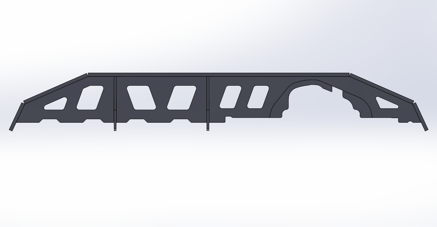 2005+ Ford Super Duty Dana 60 Full-Height Axle Truss – DXF Files