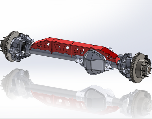2005+ Ford Super Duty Dana 60 Full-Height Axle Truss – DXF Files