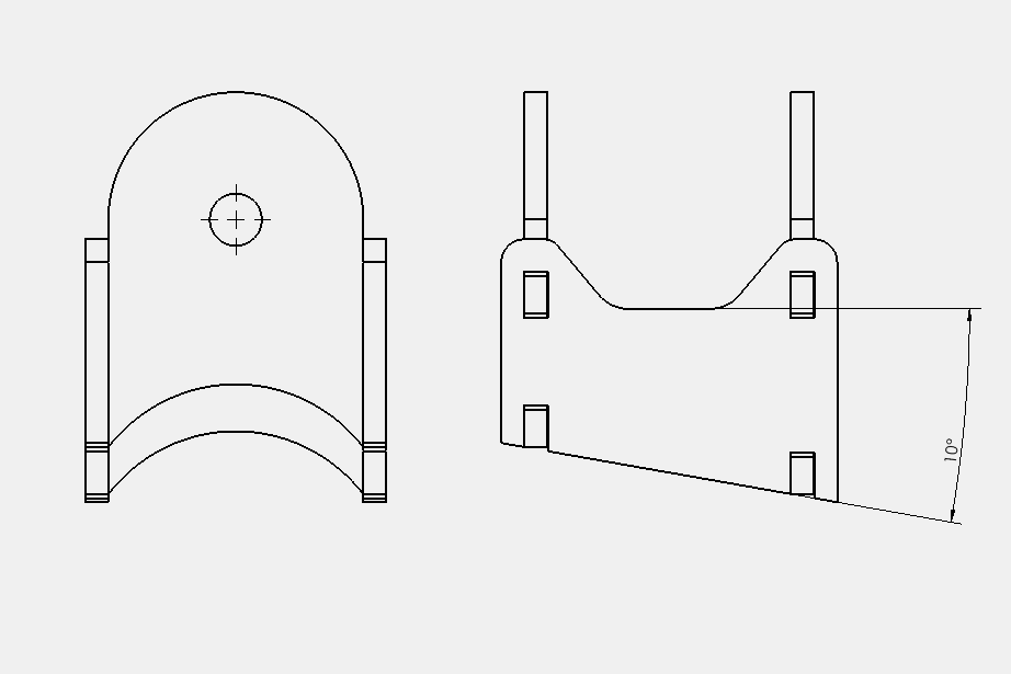 Universal 3 or 4 Link Lower Axle Side Bracket (10 deg) – DXF Files