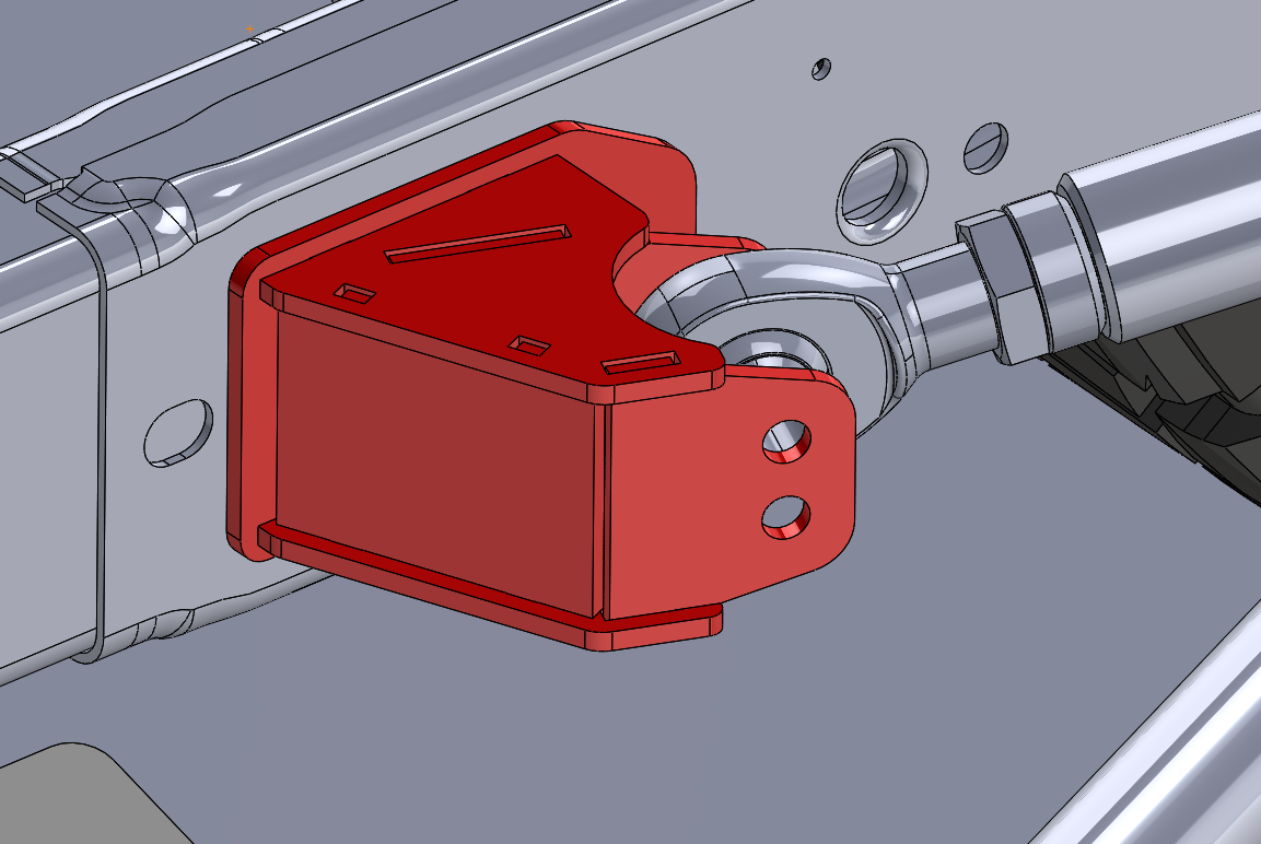 Universal 4-Link Upper Control Arm Frame-Side Mount (22.5 deg)– DXF Files