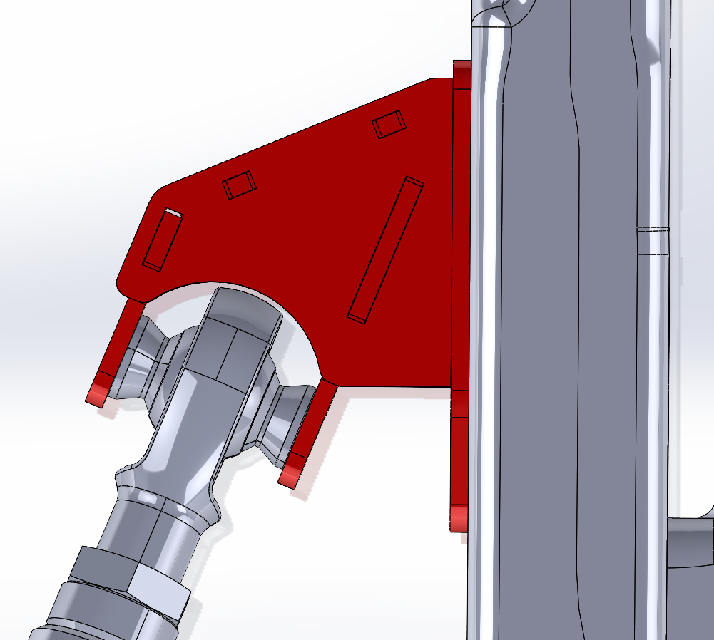 Universal 4-Link Upper Control Arm Frame-Side Mount (22.5 deg)– DXF Files