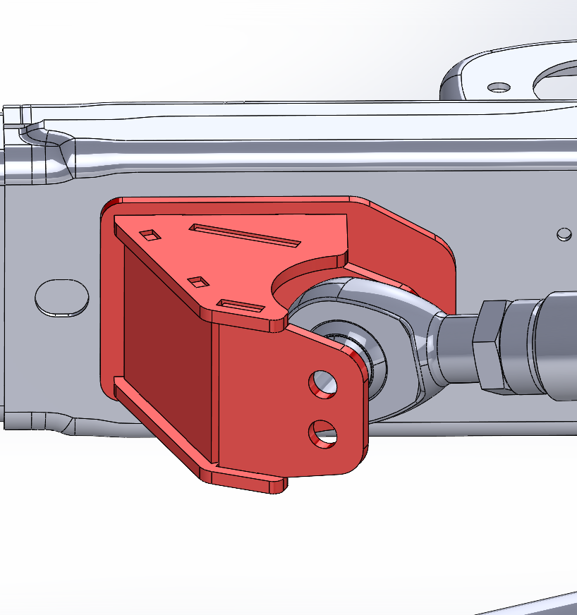 Universal 4-Link Upper Control Arm Frame-Side Mount (22.5 deg)– DXF Files