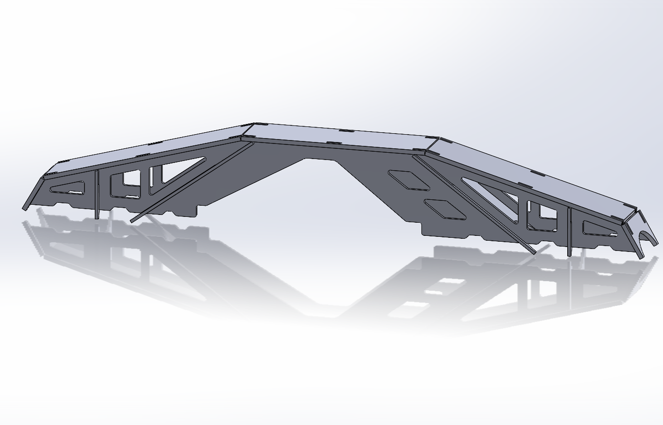 GM 14 Bolt 4 Inch Axle Tube Full-Width Truss– DXF Files