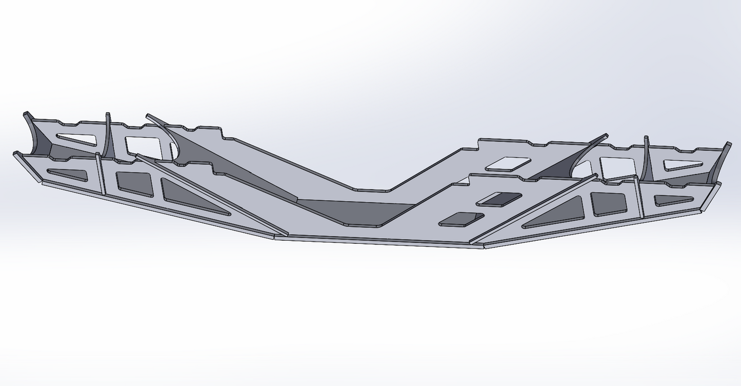GM 14 Bolt 4 Inch Axle Tube Full-Width Truss– DXF Files