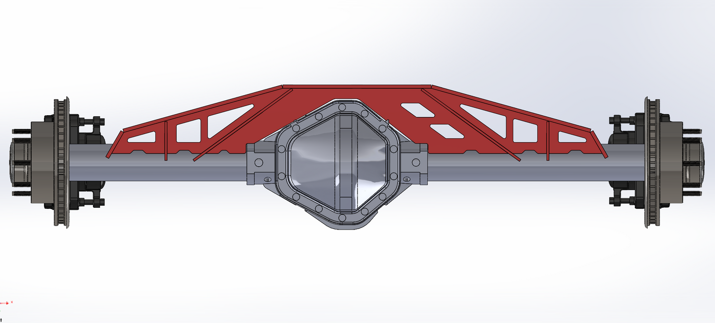 GM 14 Bolt 4 Inch Axle Tube Full-Width Truss– DXF Files