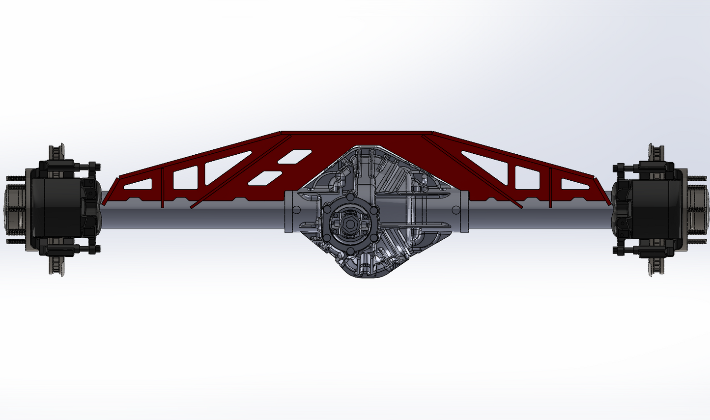 GM 14 Bolt 4 Inch Axle Tube Full-Width Truss– DXF Files