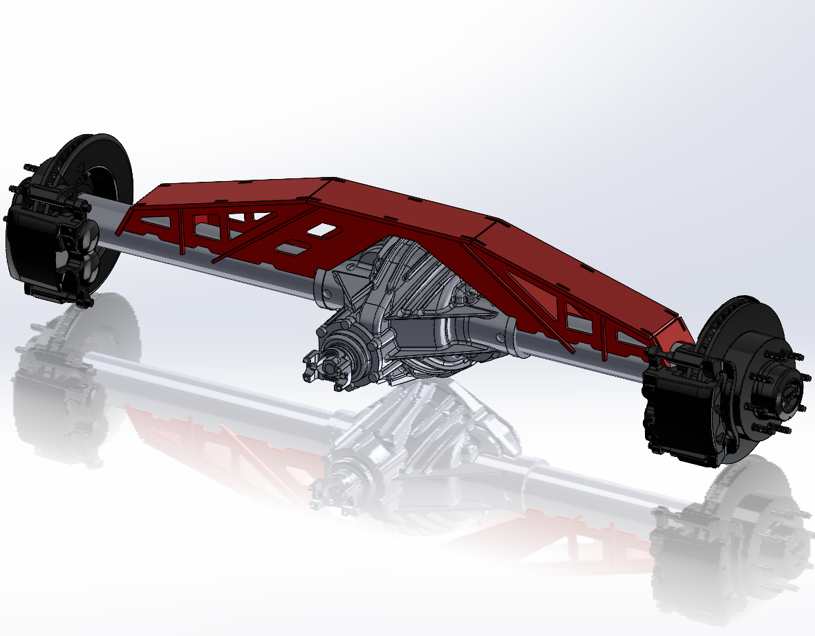 GM 14 Bolt 4 Inch Axle Tube Full-Width Truss– DXF Files