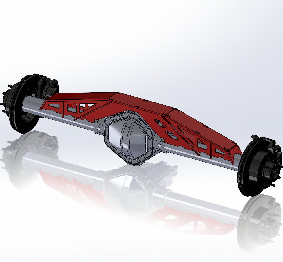GM 14 Bolt 4 Inch Axle Tube Full-Width Truss– DXF Files
