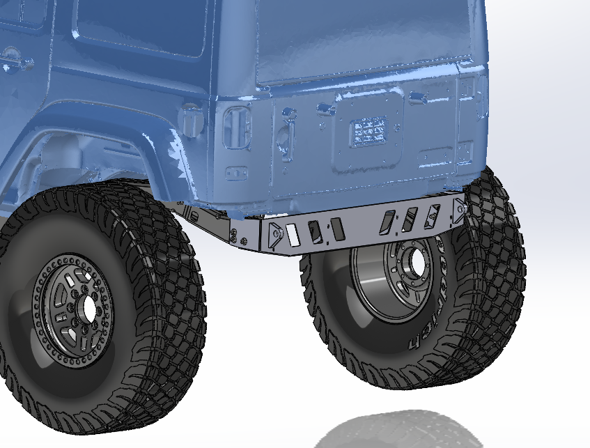 JK Low Profile Frame Chop Rear Bumper – DXF Files