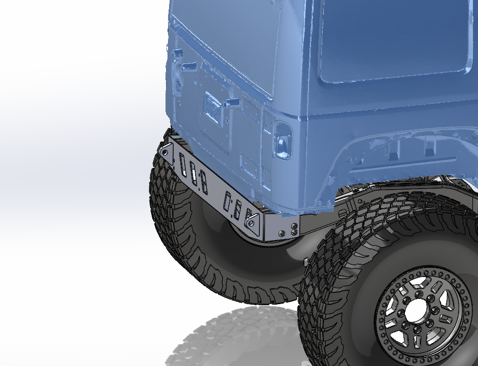 JK Low Profile Frame Chop Rear Bumper – DXF Files