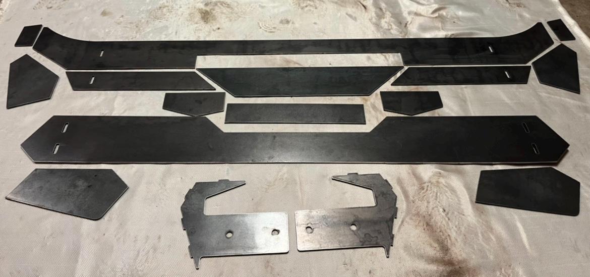 Jeep Wrangler JK Rear Bumper - DXF Files