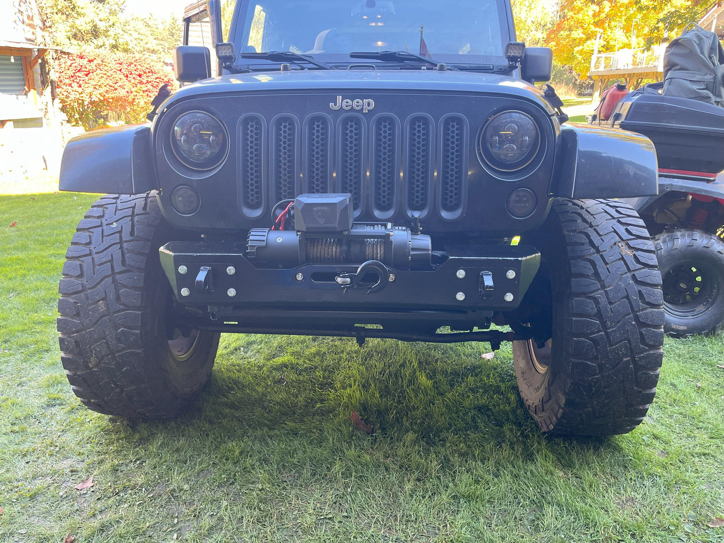 Jeep Wrangler JK Ultra Low Profile Winch Bumper - DXF files