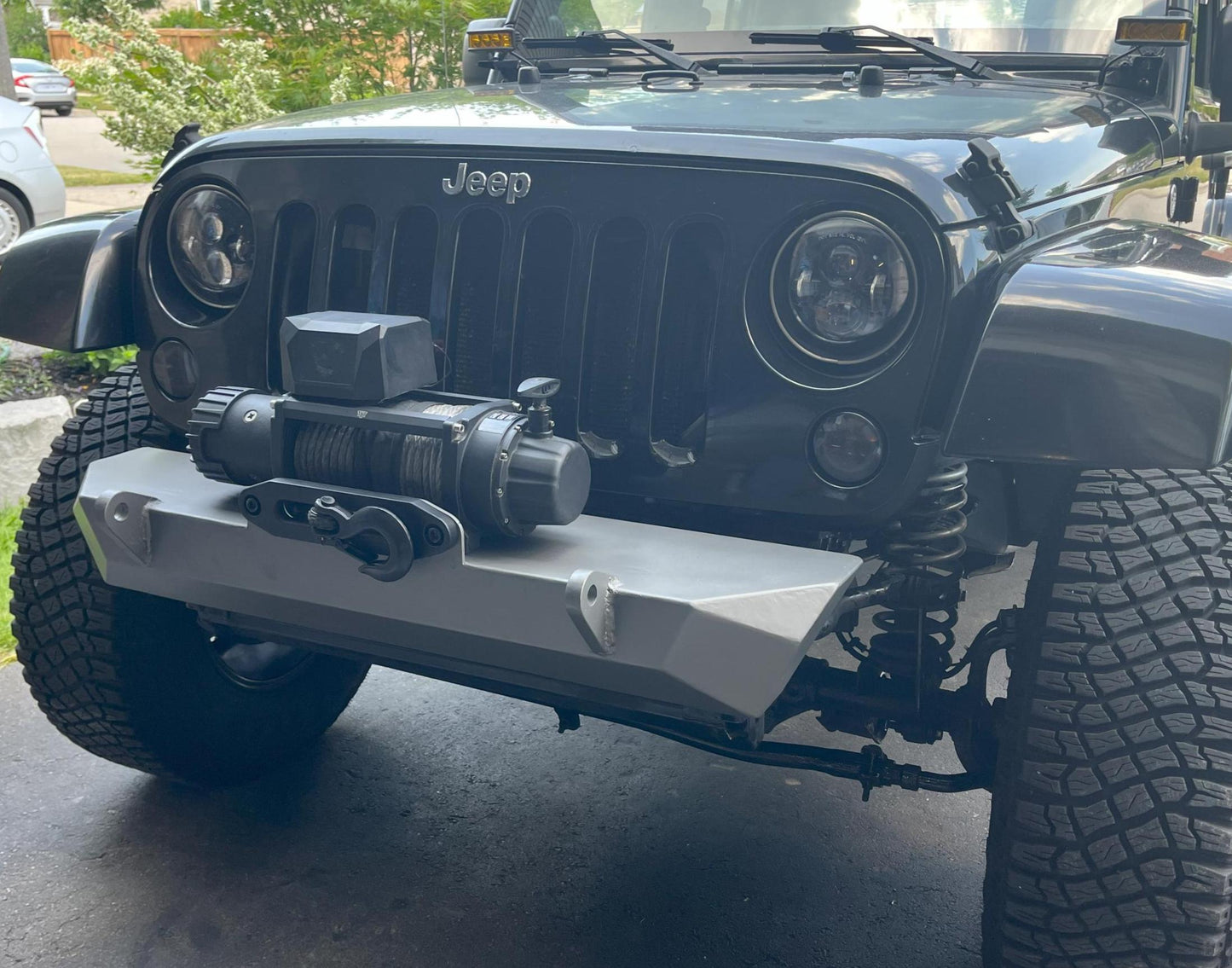 Jeep Wrangler JK Winch Bumper - DXF Files